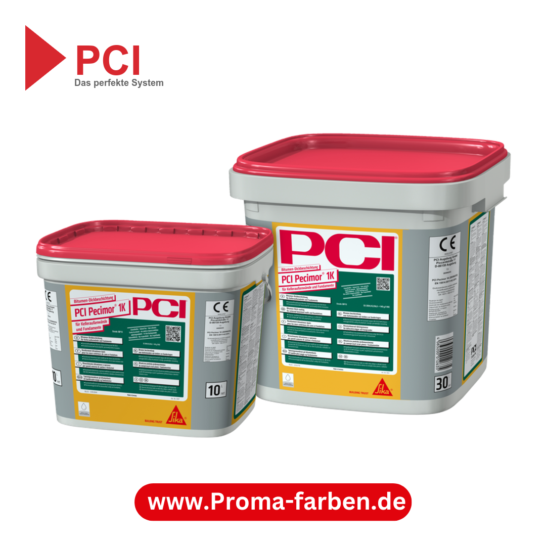 PCI Pecimor 1K Bitumen-Dickbeschichtung kaufen bei Proma Farben