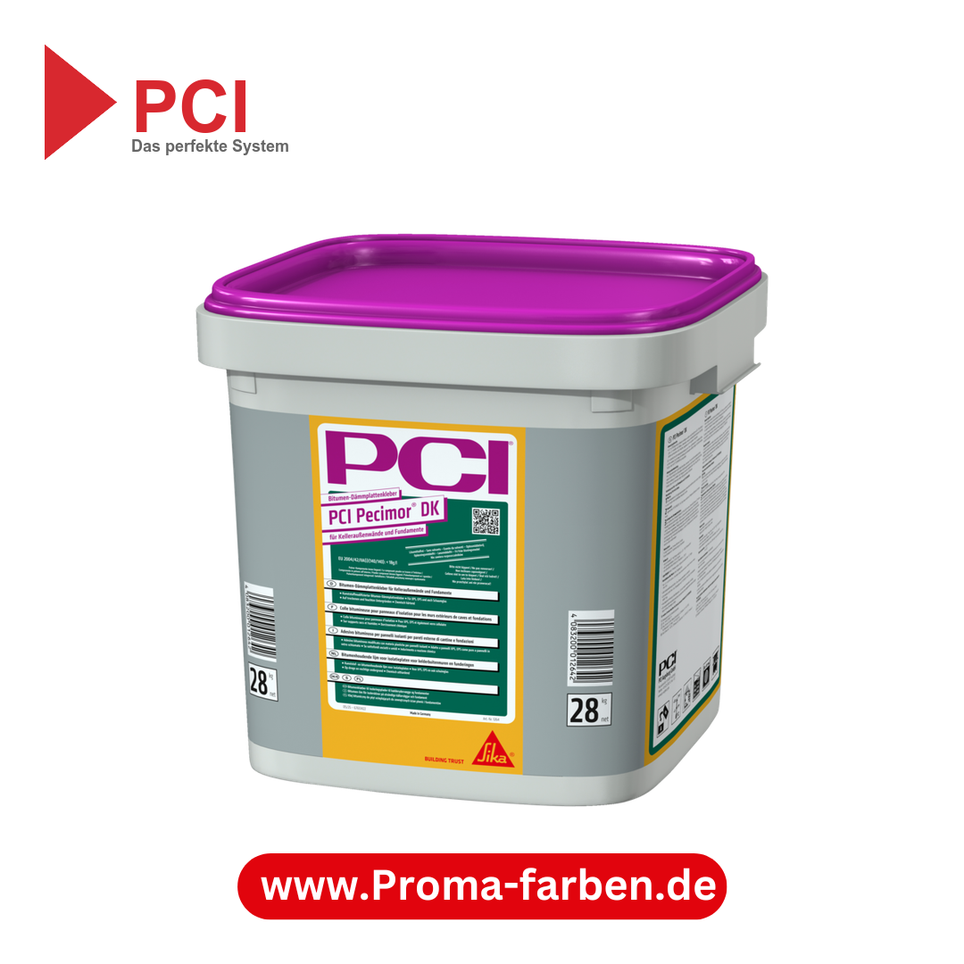 PCI Pecimor DK Bitumen-Dämmplattenkleber - 28 Kg
