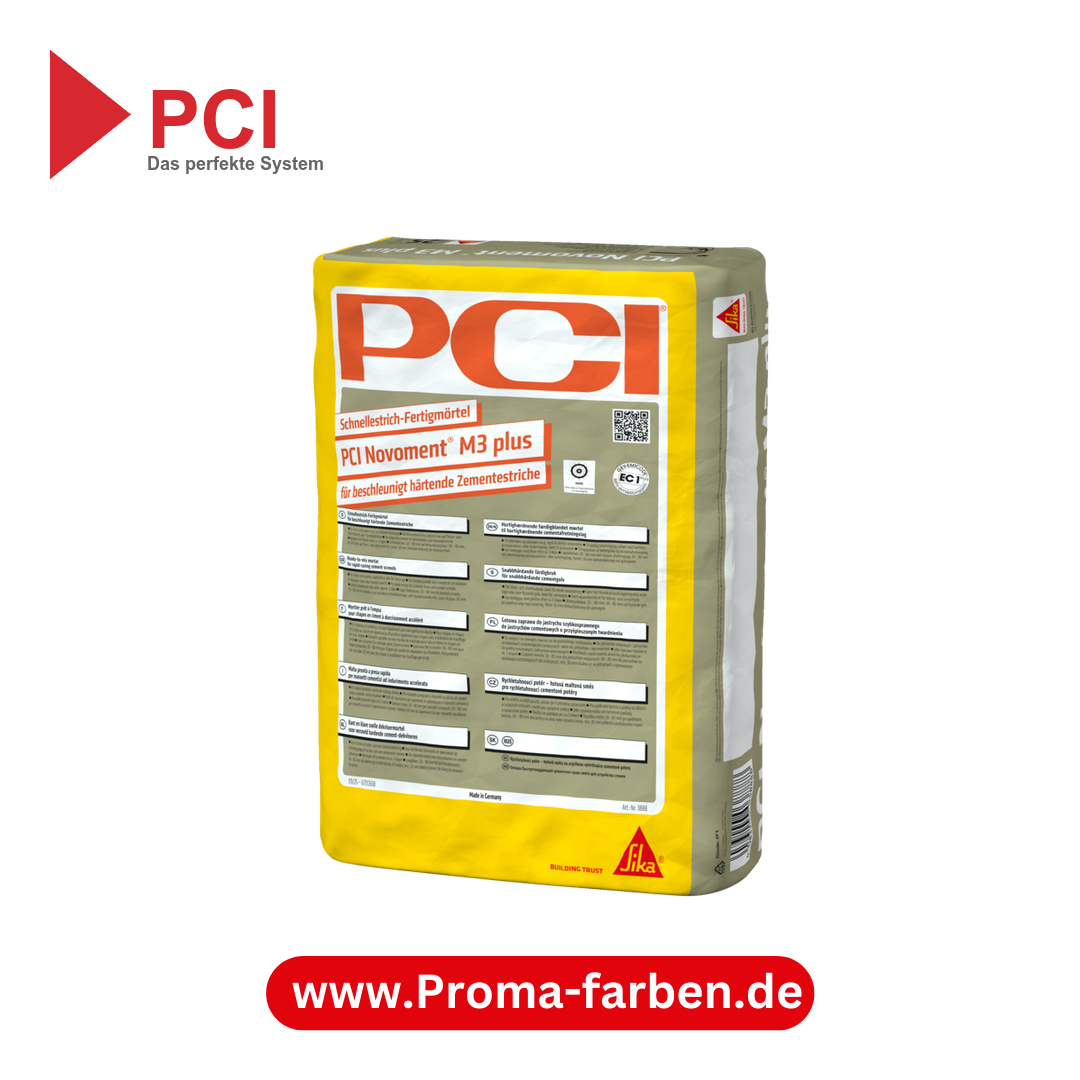 PCI Novoment M3 plus Schnellestrich-Fertigmörtel 25 Kg kaufen bei Proma Farben
