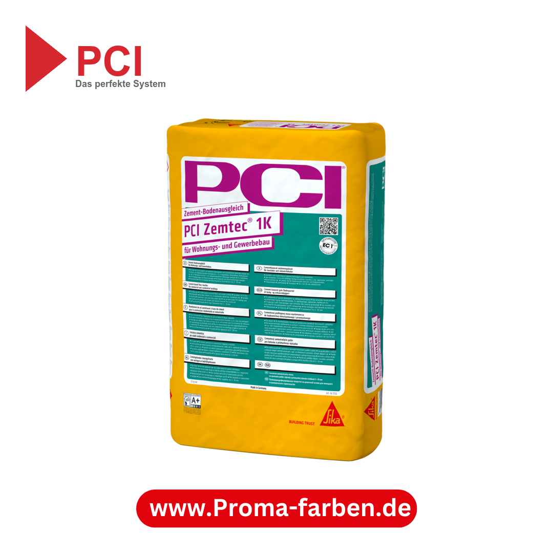 PCI Zemtec 1K Zement-Bodenausgleich - 25 Kg