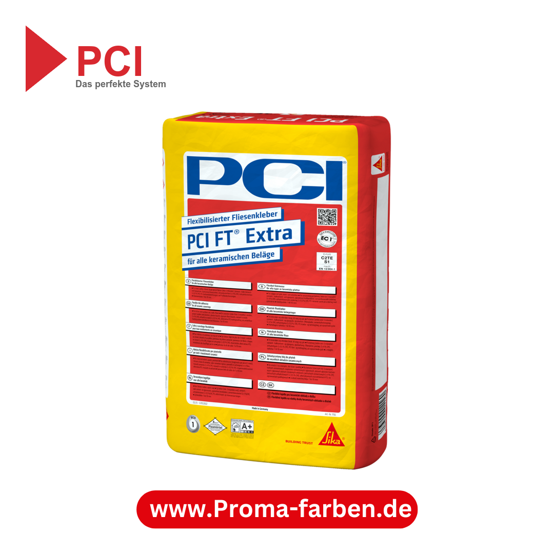 PCI FT Extra Flexibilisierter Fliesenkleber - 25 Kg