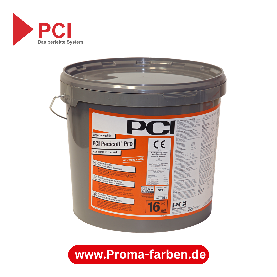PCI Pecicoll Pro Dispersions-Fliesenkleber - 16 Kg