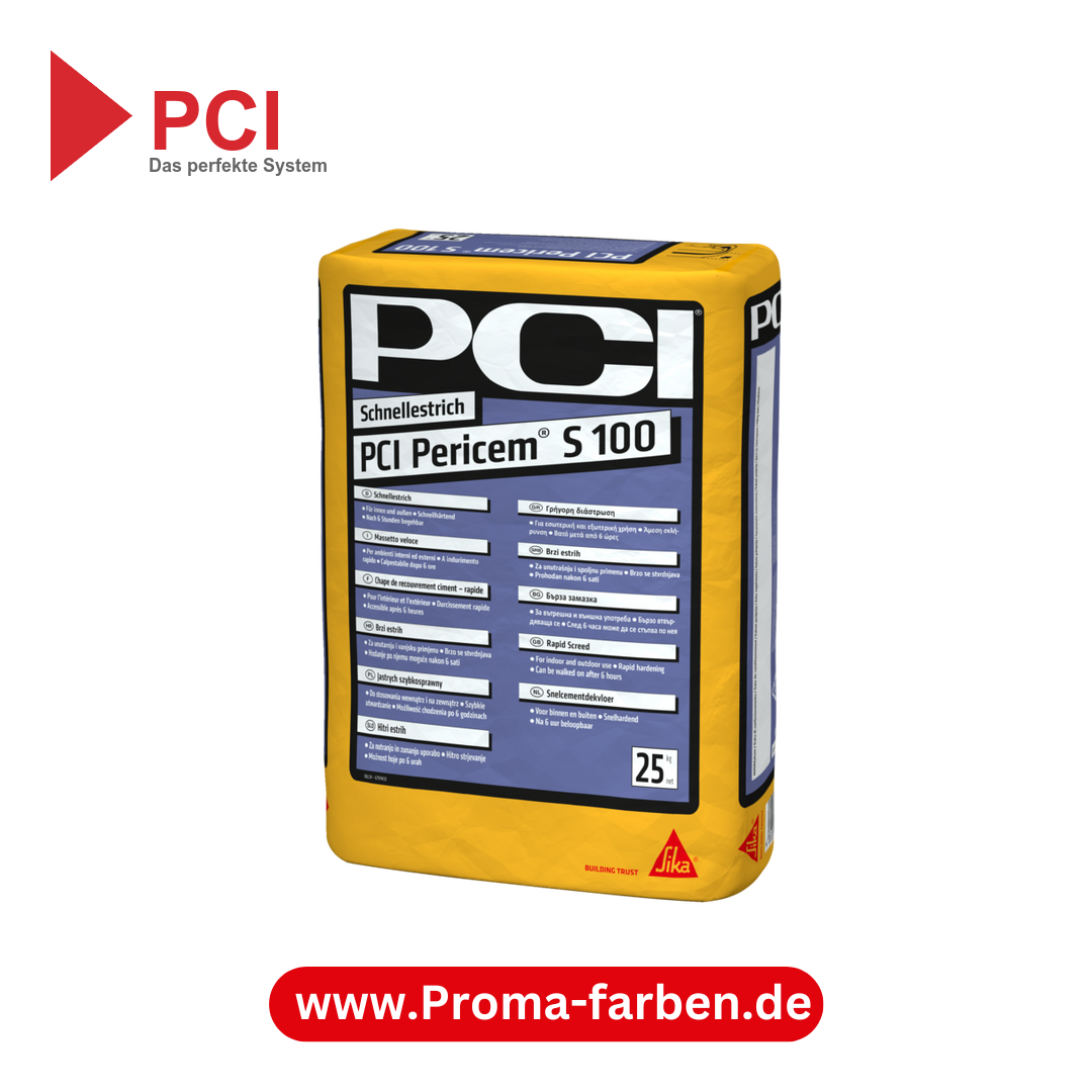 PCI Pericem S100 Estrich - 25 Kg