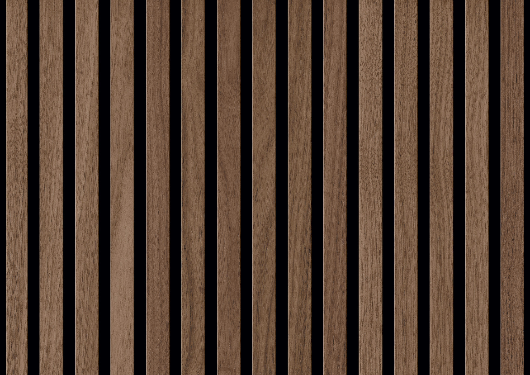 einzA Akustik-Paneele 1-Side Nussbaum Trent 3000 x 520 mm