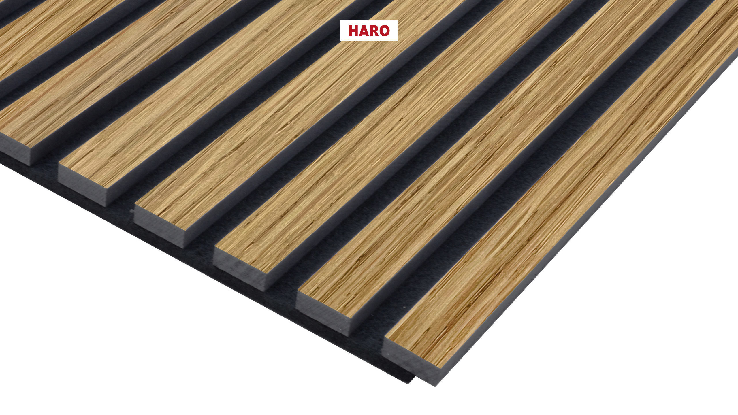 HARO WALL Design Stripe Akustikpaneel Eiche furniert