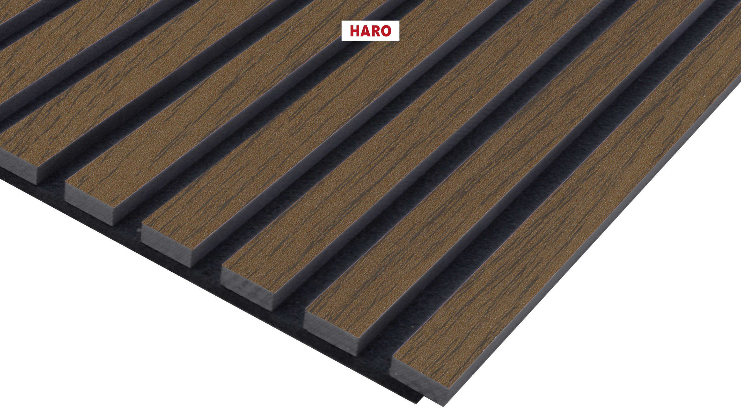 HARO WALL Design Stripe Akustikpaneel Eiche dunkel furniert
