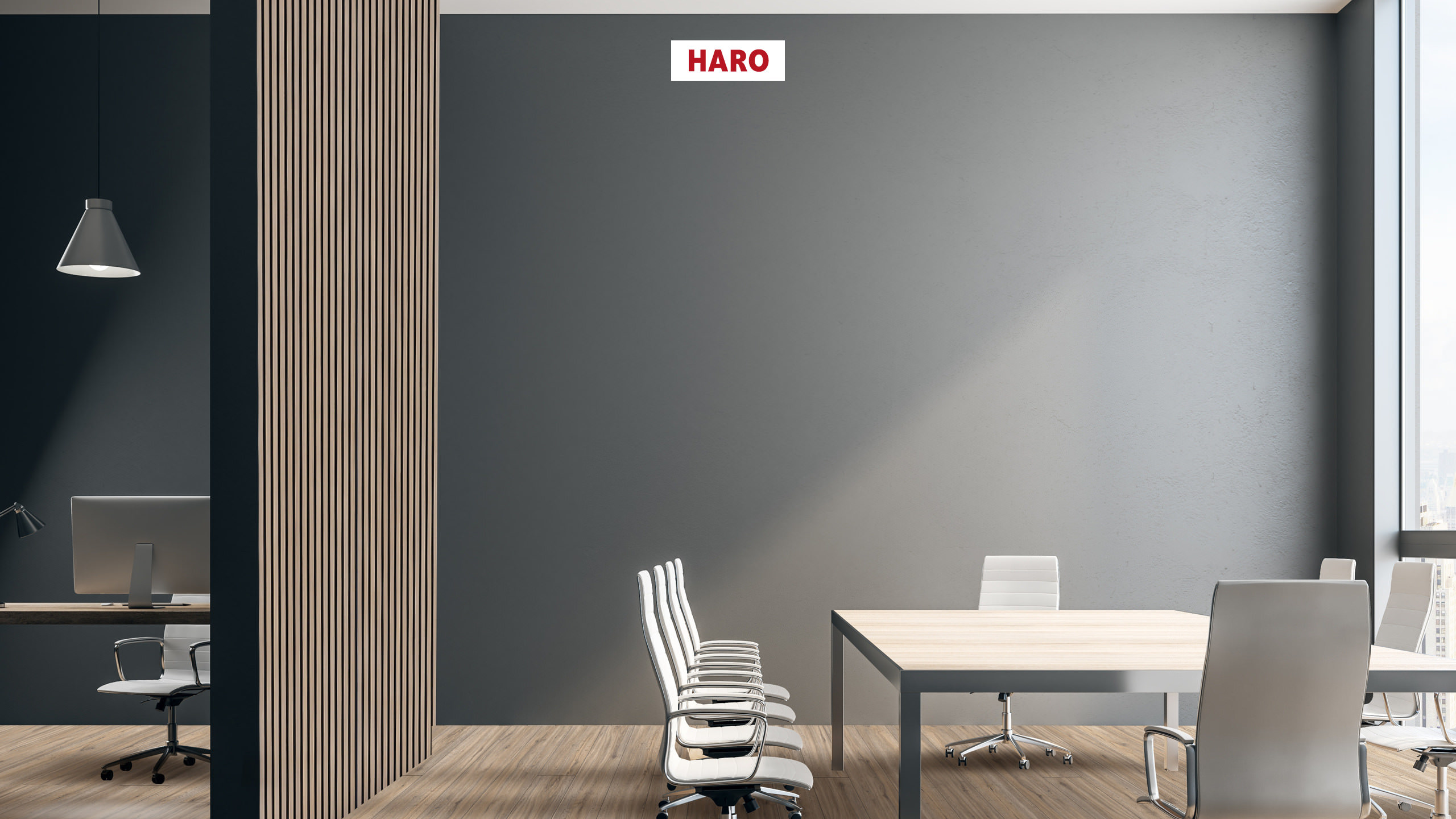 HARO WALL Design Stripe Akustikpaneel Bergeiche foliert – Bild 2