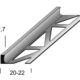 Auer Fliesenprofil / Trennschiene Nr. 32 Aluminium, 2,5mm, 250 cm kaufen bei ProMa Farben
