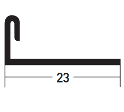Auer Fliesenprofil / Trennschiene Nr. 33 Edelstahl, 4,5mm, 250 cm kaufen bei ProMa Farben
