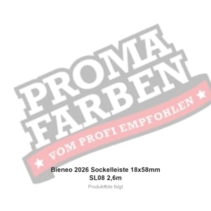 Bieneo 2026 Sockelleiste 18x58mm SL08 2,6m - passend 34Bi08 kaufen bei ProMa Farben