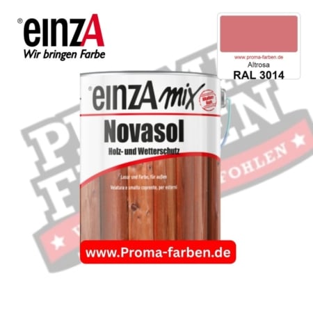 einzA Novasol Deckend Lasur für außen RAL 3014 Altrosa kaufen bei ProMa Farben