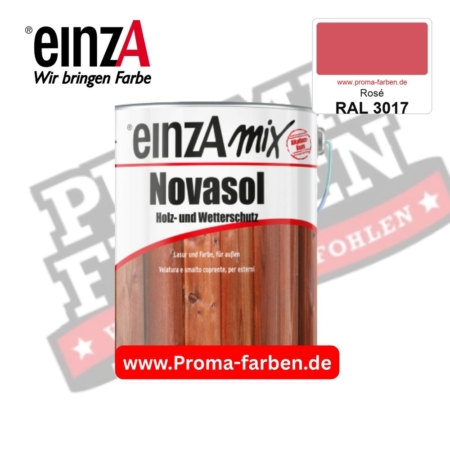 einzA Novasol Deckend Lasur für außen RAL 3017 Rosé kaufen bei ProMa Farben