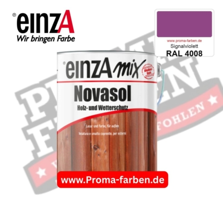 einzA Novasol Deckend Lasur für außen RAL 4008 Signalviolett kaufen bei ProMa Farben