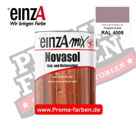 einzA Novasol Deckend Lasur für außen RAL 4009 Pastellviolett kaufen bei ProMa Farben