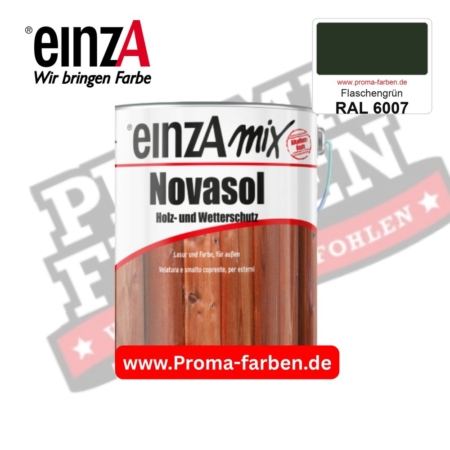 einzA Novasol Deckend Lasur für außen RAL 6007 Flaschengrün kaufen bei ProMa Farben