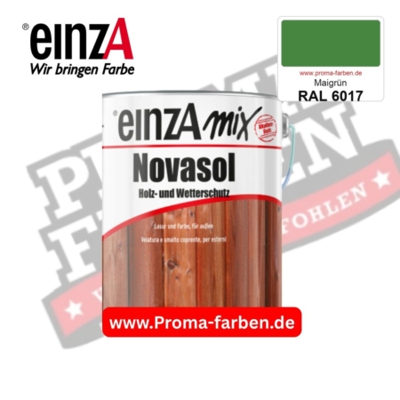 einzA Novasol Deckend Lasur für außen RAL 6017 Maigrün kaufen bei ProMa Farben
