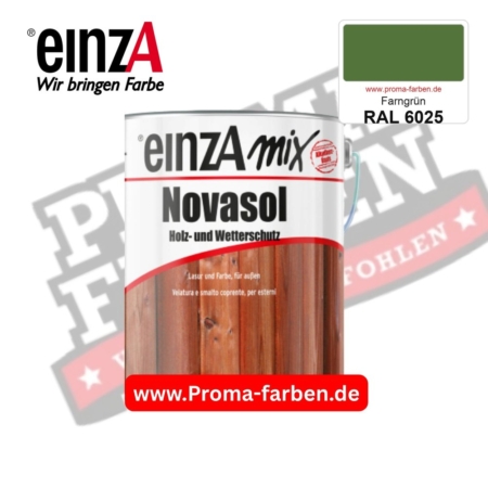 einzA Novasol Deckend Lasur für außen RAL 6025 Farngrün kaufen bei ProMa Farben