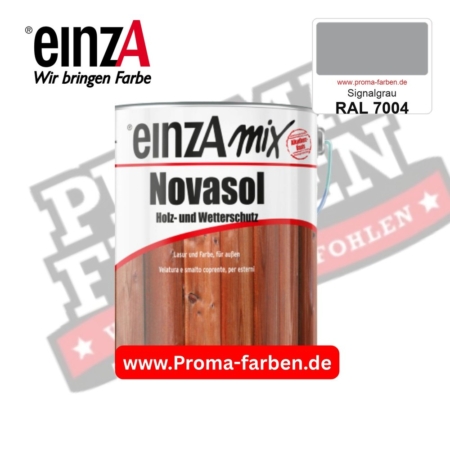 einzA Novasol Deckend Lasur für außen RAL 7004 Signalgrau kaufen bei ProMa Farben
