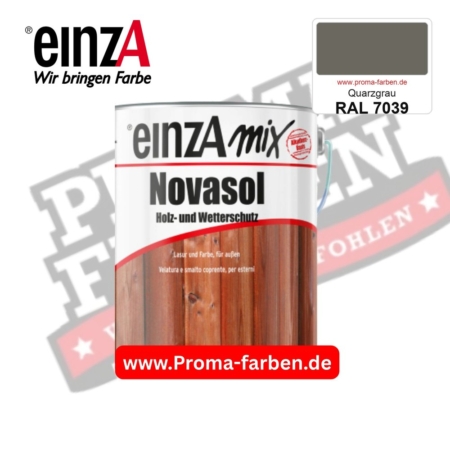 einzA Novasol Deckend Lasur für außen RAL 7039 Quarzgrau kaufen bei ProMa Farben