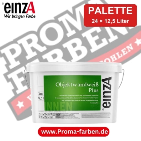einzA Objektwandweiß Plus – Palette 24 × 12,5 Liter kaufen bei ProMa Farben