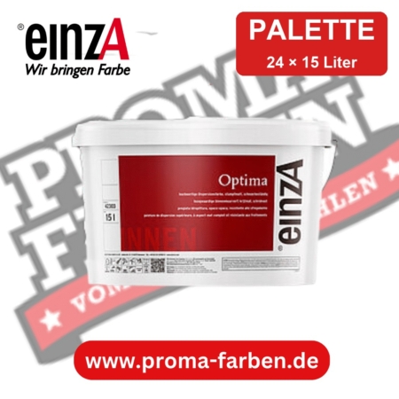 einzA Optima weiß – Palette 24 × 15 Liter kaufen bei ProMa Farben