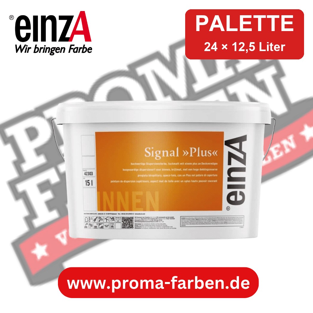 einzA Signal Plus ultramatt weiß – Palette 24 × 12,5 Liter kaufen bei ProMa Farben