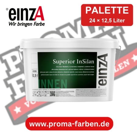 einzA Superior InSilan weiß – Palette 24 × 12,5 Liter kaufen bei ProMa Farben