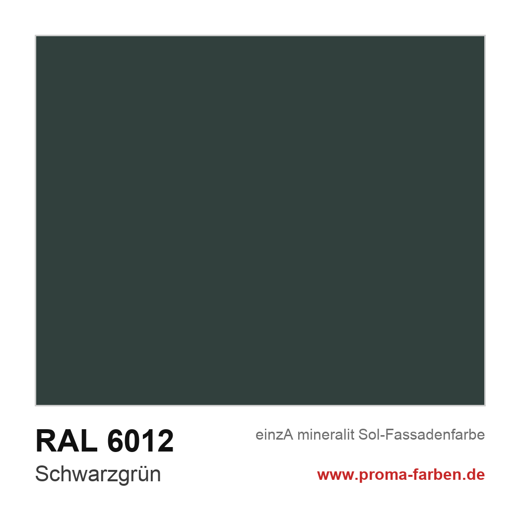 RAL 6012 Schwarzgrün Farbton