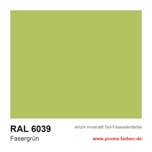 einzA mineralit Sol Fassadenfarbe RAL 6039 Fasergrün