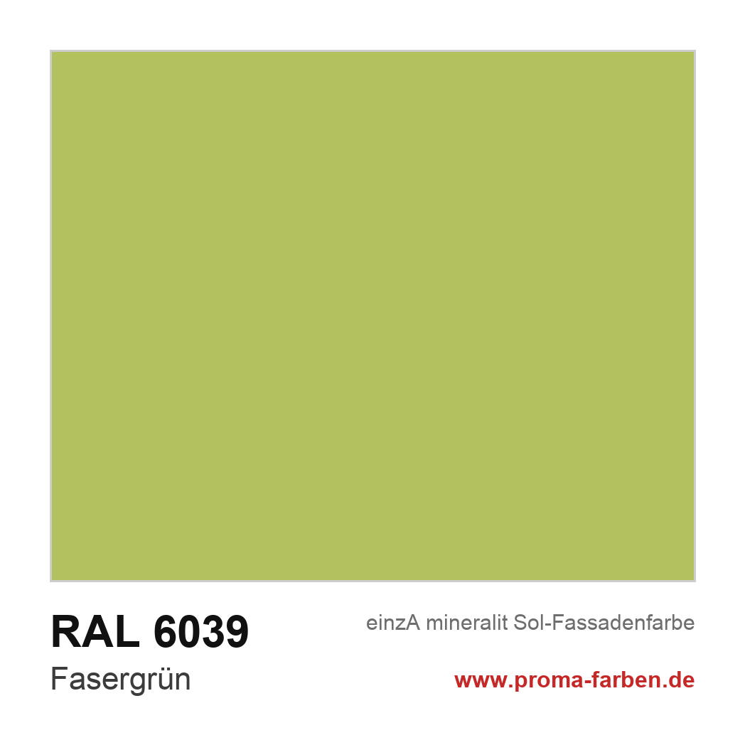 RAL 6039 Fasergrün Farbton