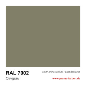 einzA mineralit Sol Fassadenfarbe RAL 7002 Olivgrau