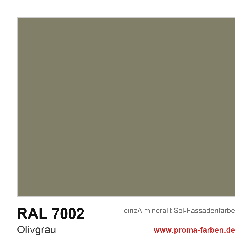 RAL 7002 Olivgrau Farbton