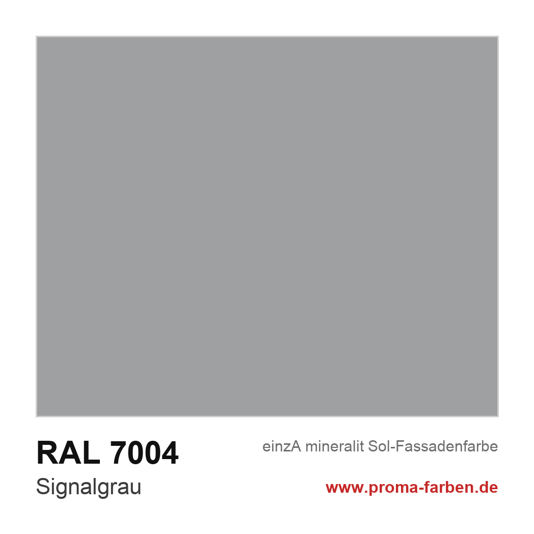 RAL 7004 Signalgrau Farbton