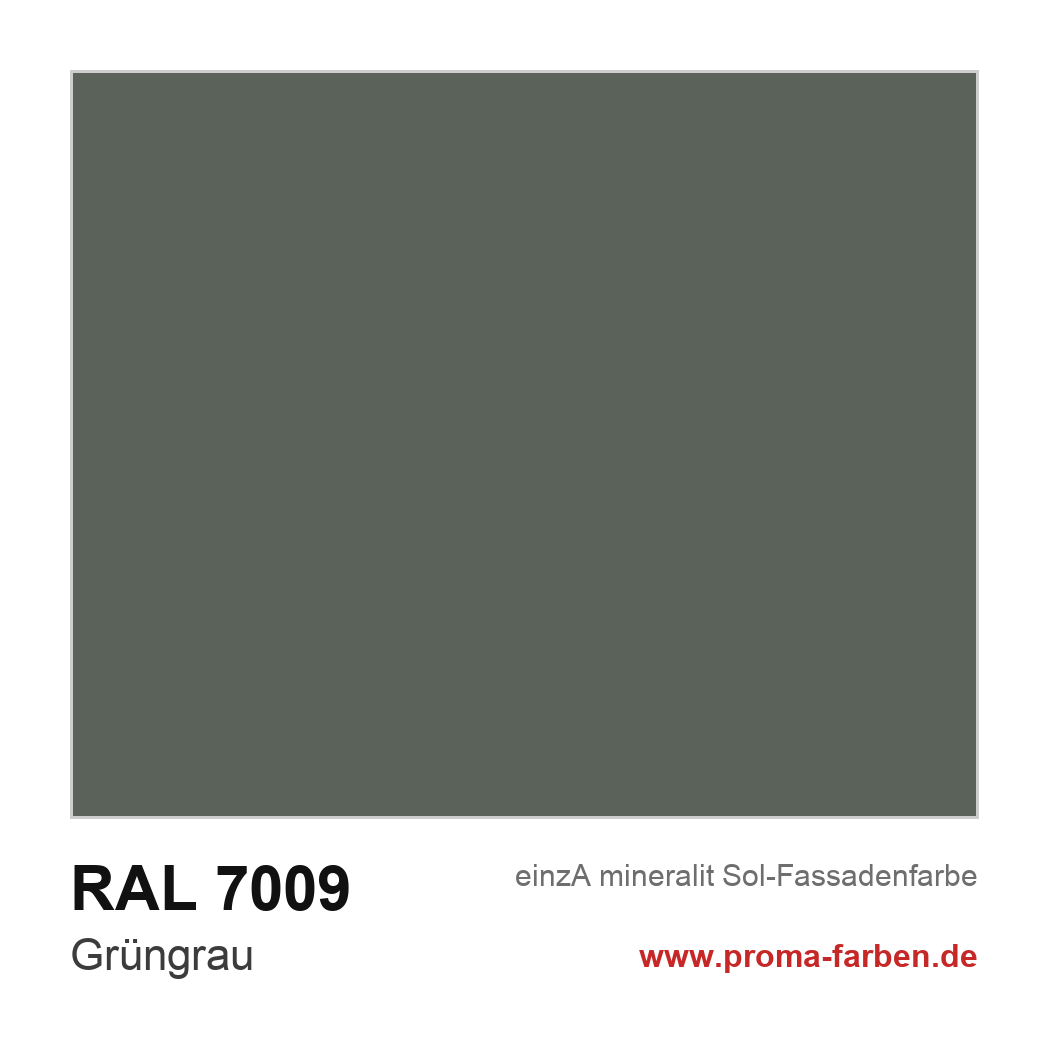 RAL 7009 Grüngrau Farbton
