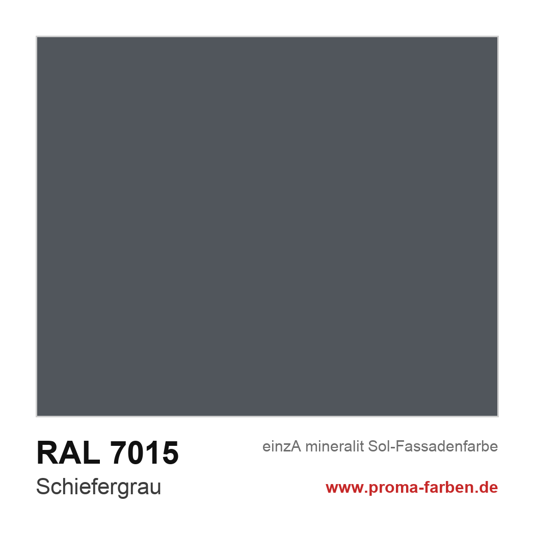 RAL 7015 Schiefergrau Farbton