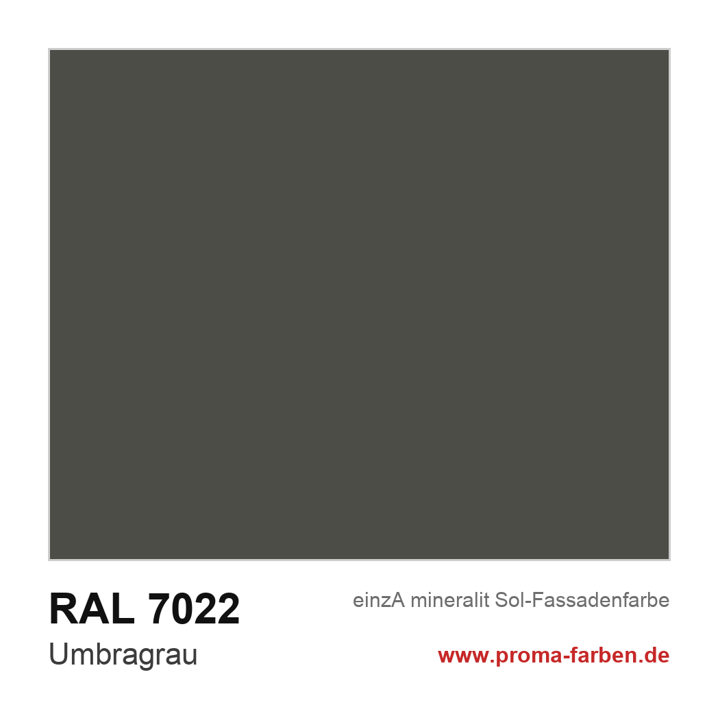 RAL 7022 Umbragrau Farbton