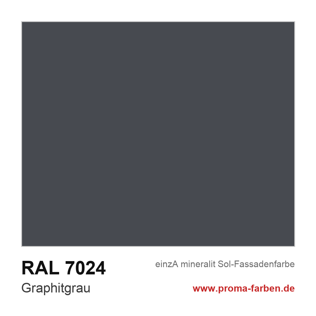RAL 7024 Graphitgrau Farbton