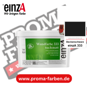 einzA Wandfarbe 333 tuchmatt Deckenschwarz