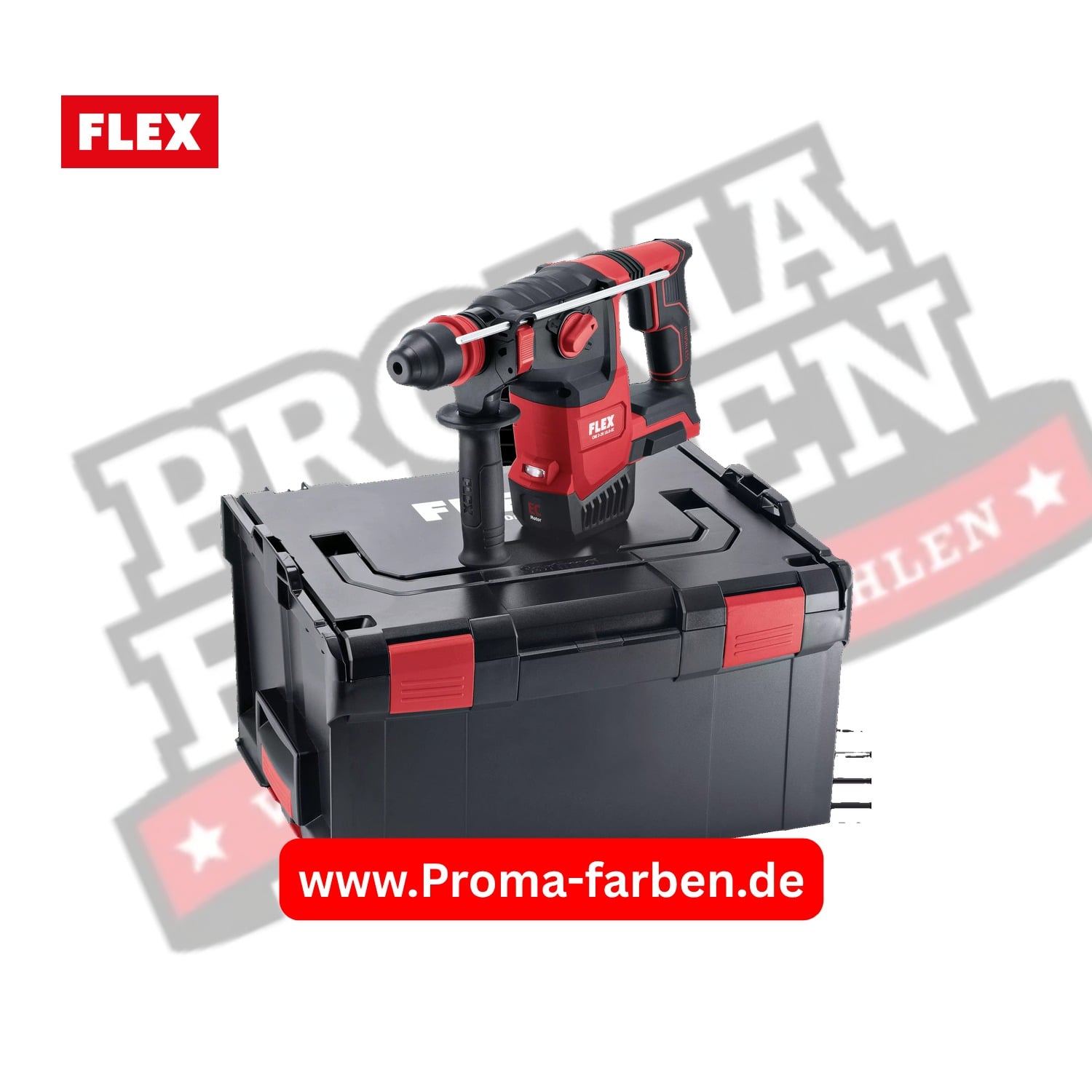 Flex Akku Bohrhammer CHE 2-26 18.0-EC ohne Akku und Ladegerät in L-BOXX Flex Akku Bohrhammer CHE 2-26 18.0-EC ohne Akku und Ladegerät in L-BOXX kaufen bei ProMa Farben