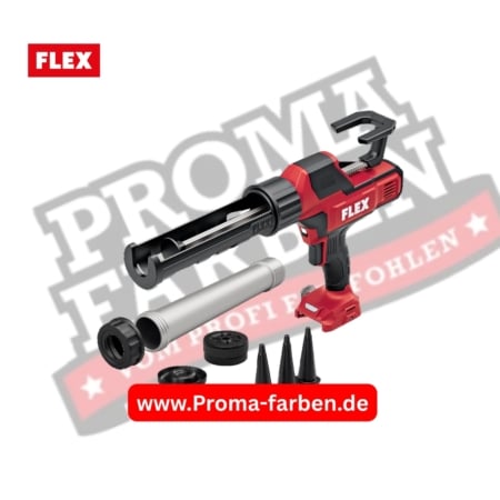 Flex Akku-Kartuschenpresse 18 V - CG 310/600 18 ohne AKku und Ladegerät im Koffer kaufen bei ProMa Farben