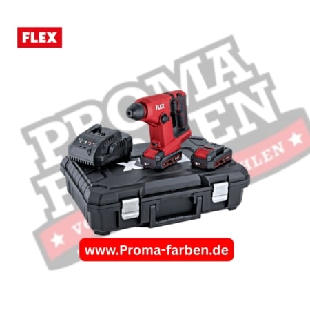 Flex Akku-Kombi-Bohrahmmer FHE 1-16 18.0-EC TC 2.5/Set, 2x 2,5 Ah und Ladegerät im Koffer kaufen bei ProMa Farben
