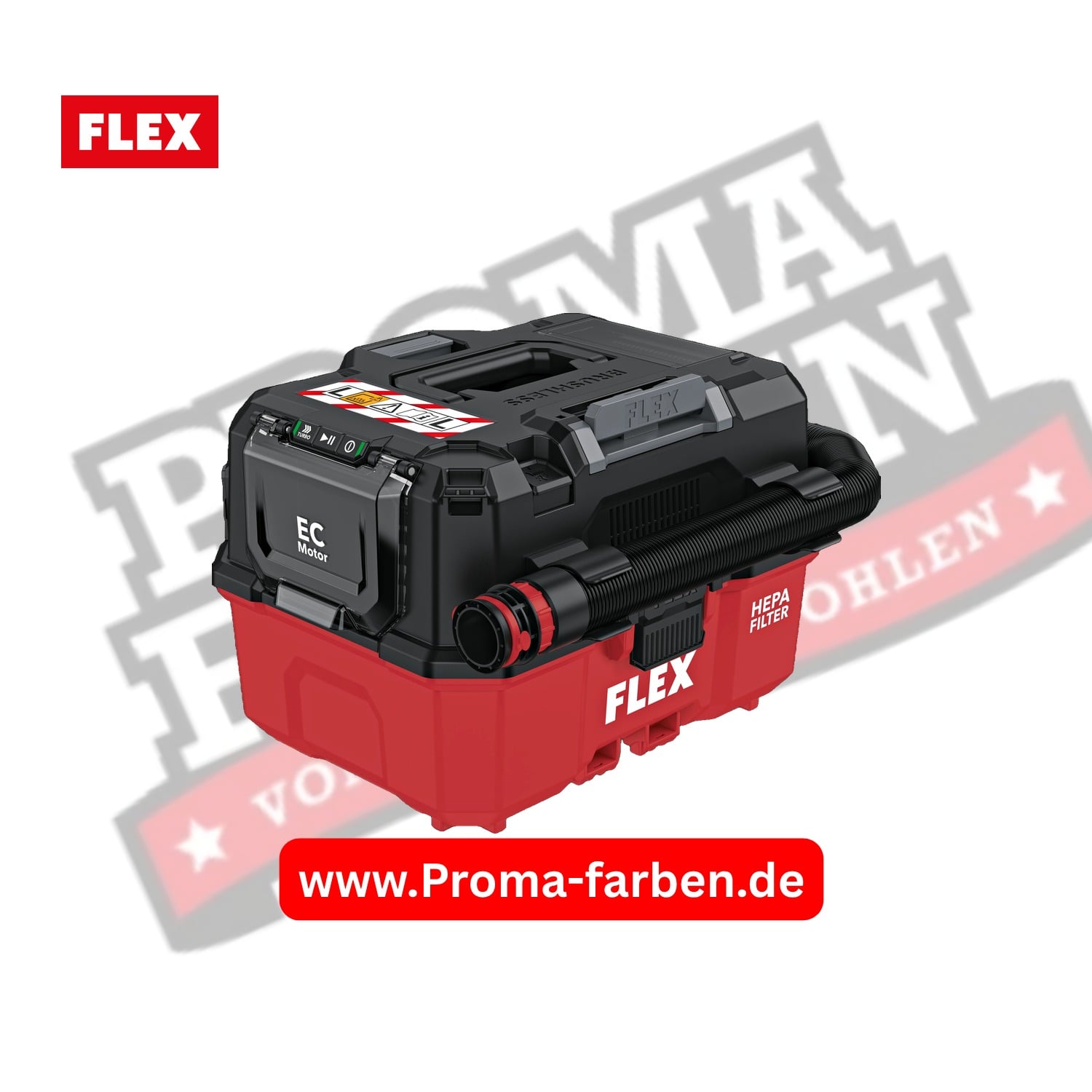 Flex Akku Sauger VC 9 L MC 18 RC, 9 l, Klasse L ohne Akku und Ladegerät Flex Akku Sauger VC 9 L MC 18 RC, 9 l, Klasse L ohne Akku und Ladegerät kaufen bei ProMa Farben