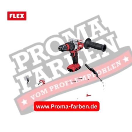 Flex Akku Schlagbohrschrauber PD 2G 18.0 EC FS55BC/5.0, 2x 5,0 Ah und Ladegerät im Koffer kaufen bei ProMa Farben