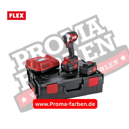 Flex Akku-Schlagschrauber ID 1/4" 18.0-EC HD/5.0 Set, 2x 5,0 Ah und Ladegerät in L-BOXX 136 kaufen bei ProMa Farben