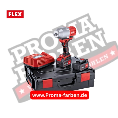 Flex Akku Schlagschrauber IW 1/2" 950 18.0-EC 5.0/Set, 2x 5,0 Ah und Ladegerät in L-BOXX 136 kaufen bei ProMa Farben