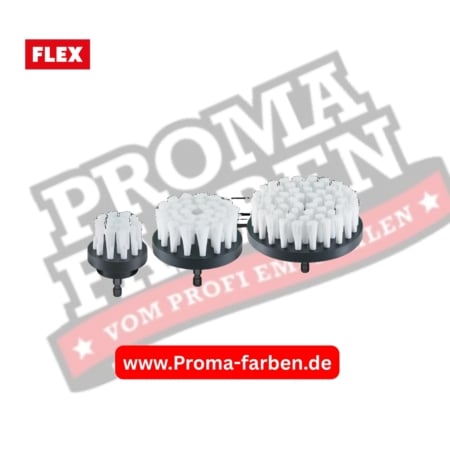 Flex Bürstenset Textil Brush Set, 3-tlg. kaufen bei ProMa Farben