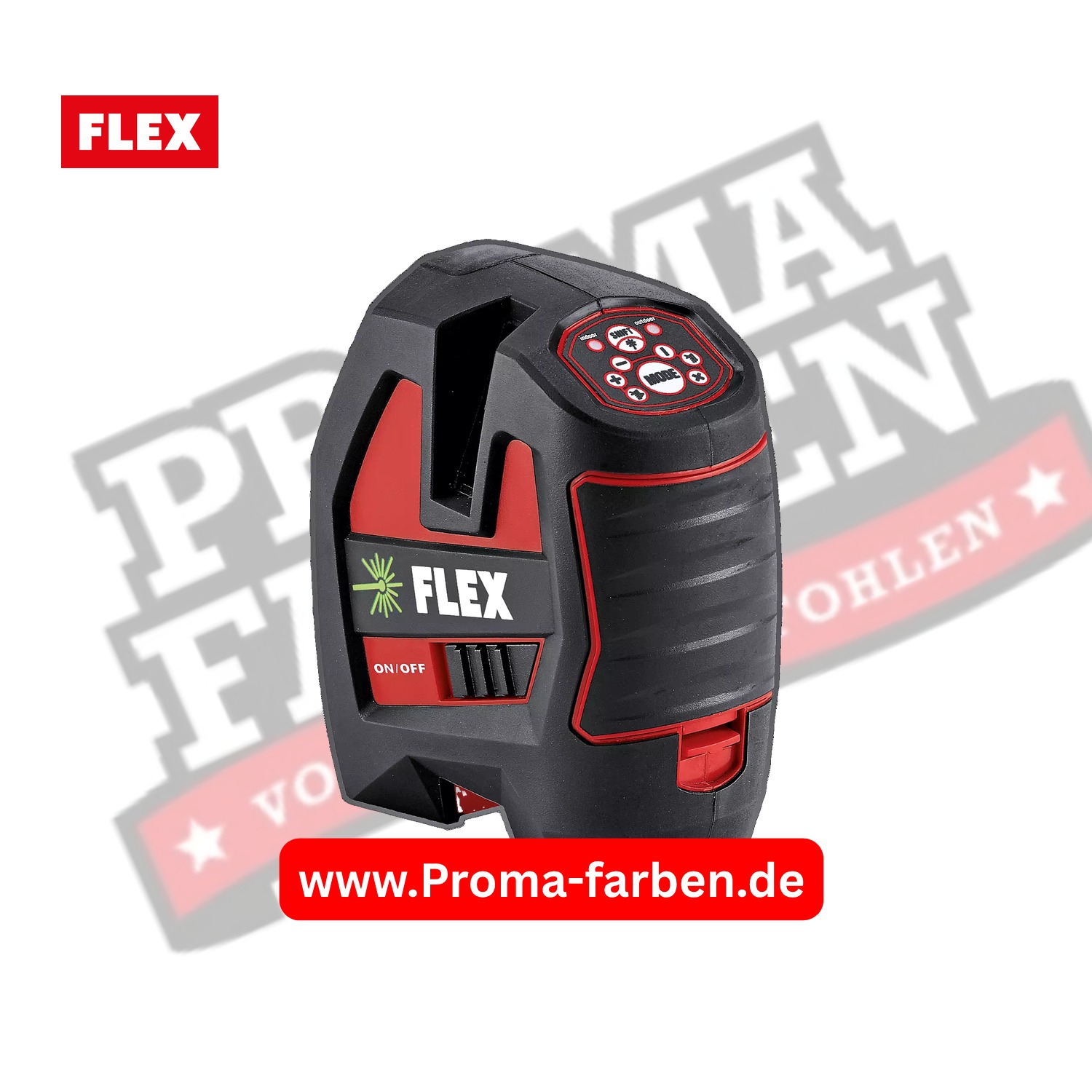 Flex Kreuzlinien-Laser Grün ALC 3/1-G/R mit Empfängermodus Flex Kreuzlinien-Laser Grün ALC 3/1-G/R mit Empfängermodus kaufen bei ProMa Farben