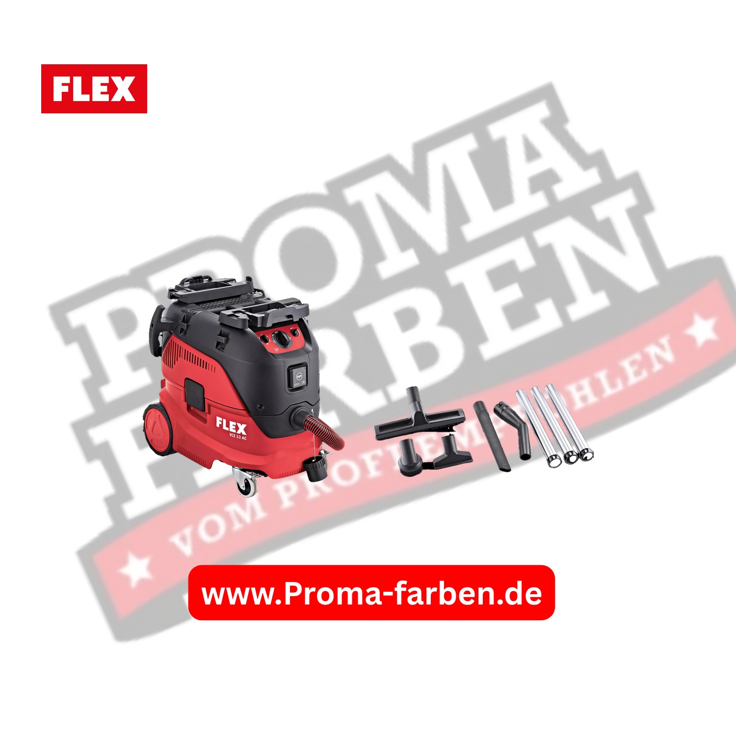 Flex Sicherheitssauger VCE 33 M AC-Set 230/CEE Flex Sicherheitssauger VCE 33 M AC-Set 230/CEE kaufen bei ProMa Farben