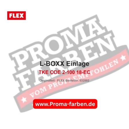 Flex Transportkoffer Einlage L-Boxx TKE ODE 2-100 18-EC kaufen bei ProMa Farben