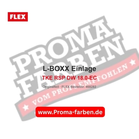 Flex Transportkoffer Einlage L-Boxx TKE RSP DW 18.0-EC kaufen bei ProMa Farben
